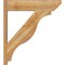 Ekena Millwork Funston Slat Rough Sawn Outlooker, Western Red Cedar, 8"W x 34"D x 38"H OUT08X34X38FST06RWR - alternate 2